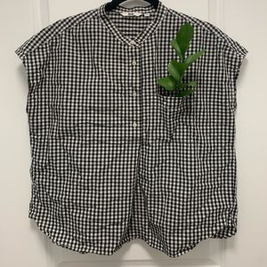Uniqlo Breezy Plaid Top